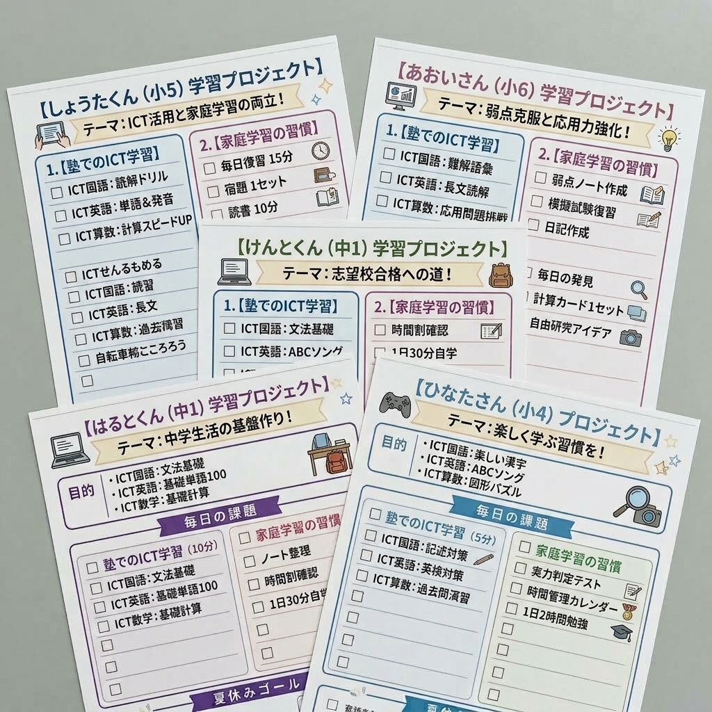 具体的な学習プランの提案